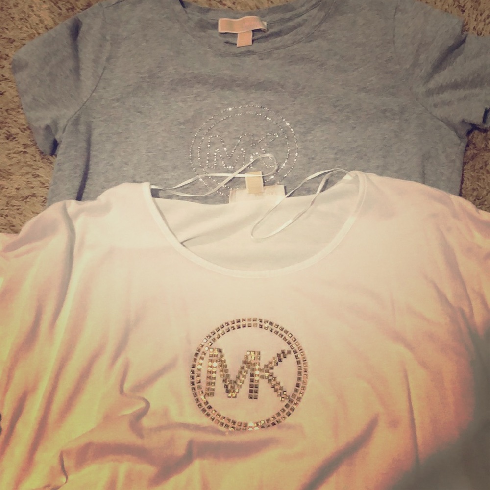 2 Michael Kors Shirts Large